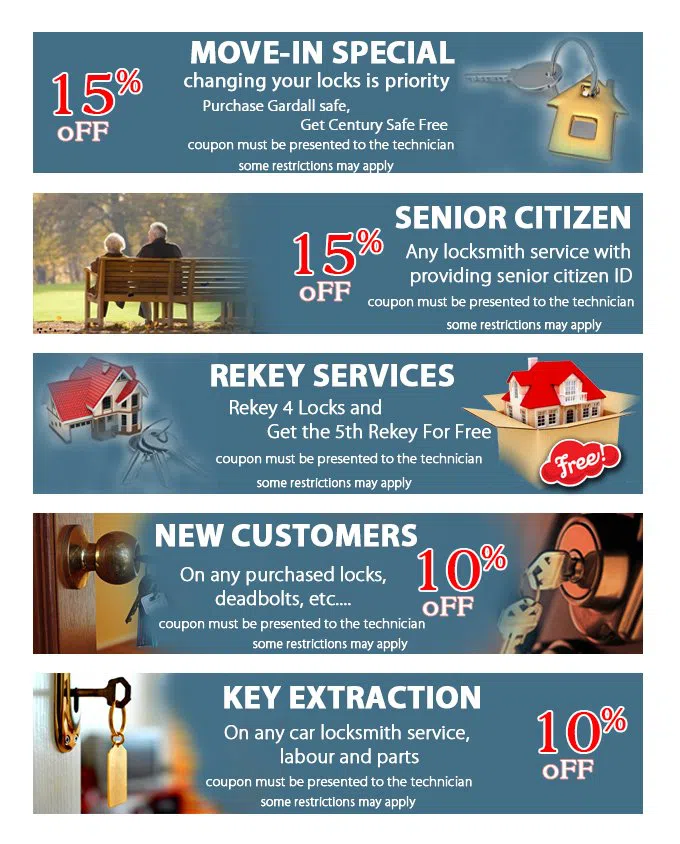Safe Key Shop Oakland, CA 510-771-0351 - coupon21-set-five